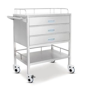 Stainless Steel Medicine Trolley