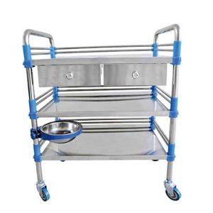 Stainless Steel Hospital Trolley